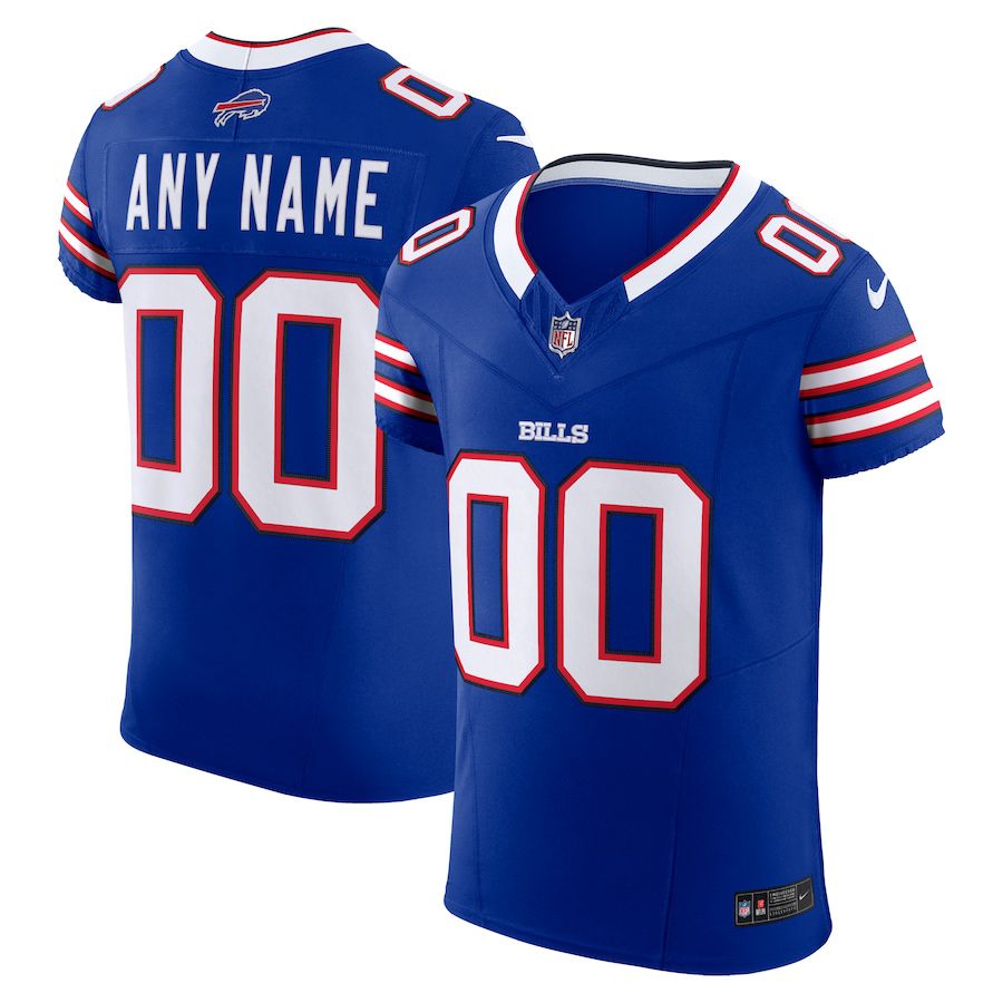 Men Buffalo Bills Nike Royal Vapor F.U.S.E. Elite Custom NFL Jersey